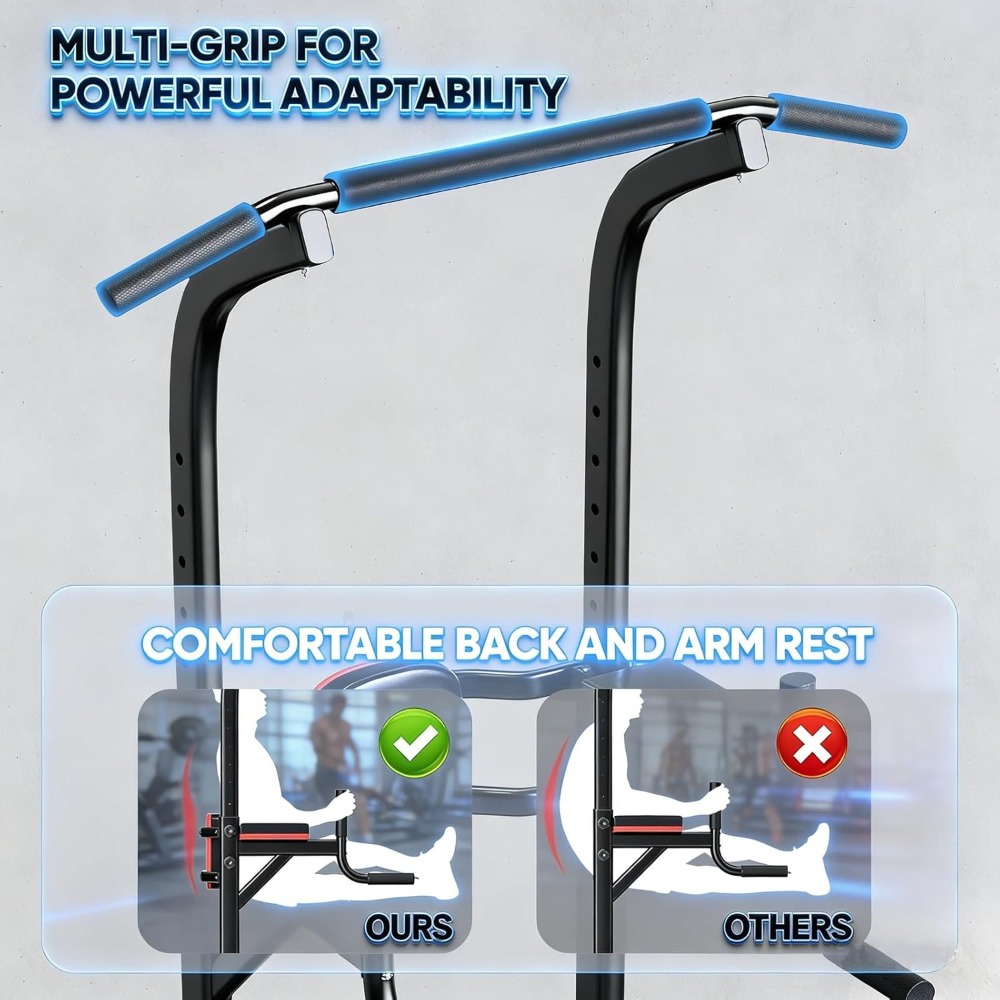 Multi-Function Pull Up Dip Bar - Home Gym Women reseña y precio