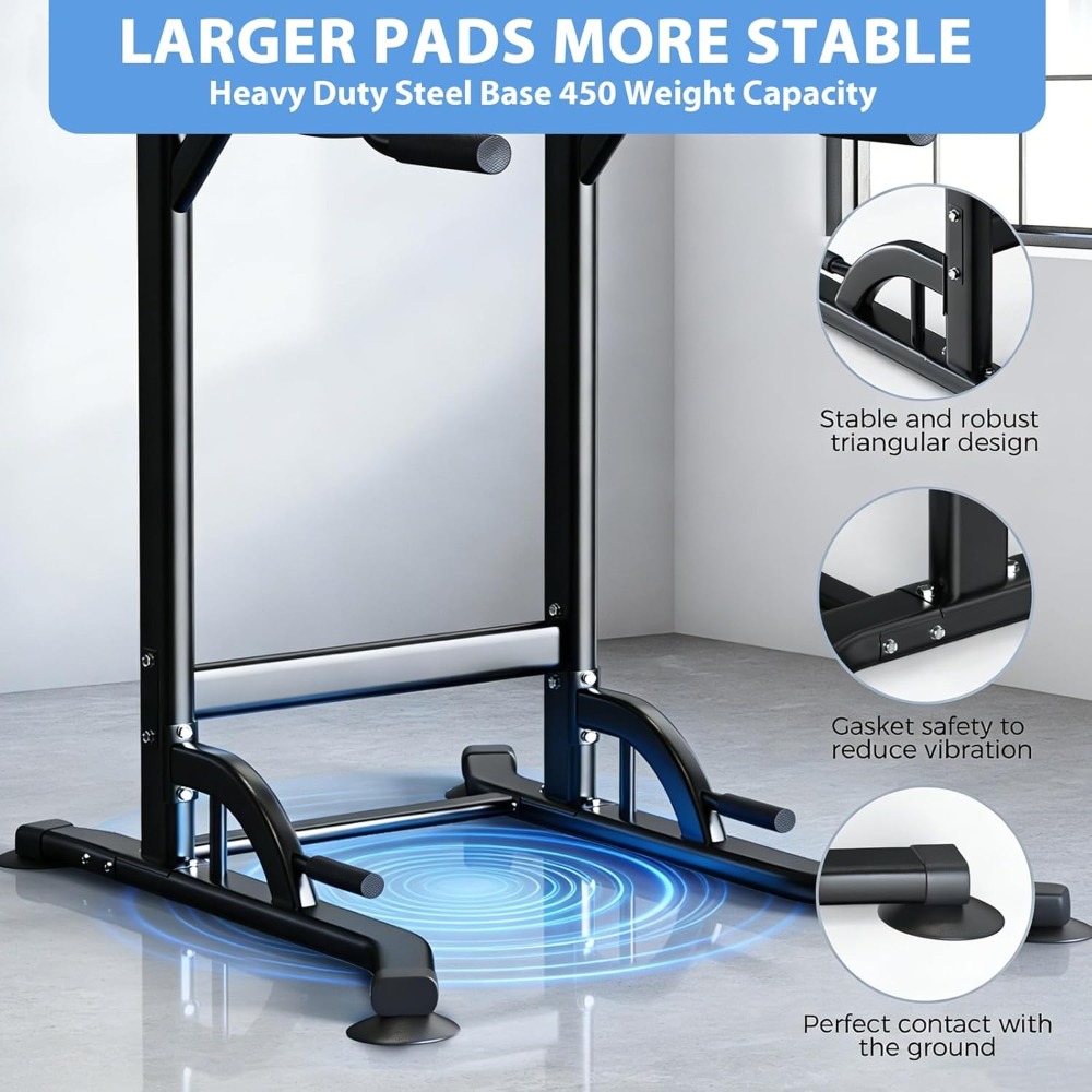 Multi-Function Pull Up Dip Bar - Home Gym Women reseña y precio