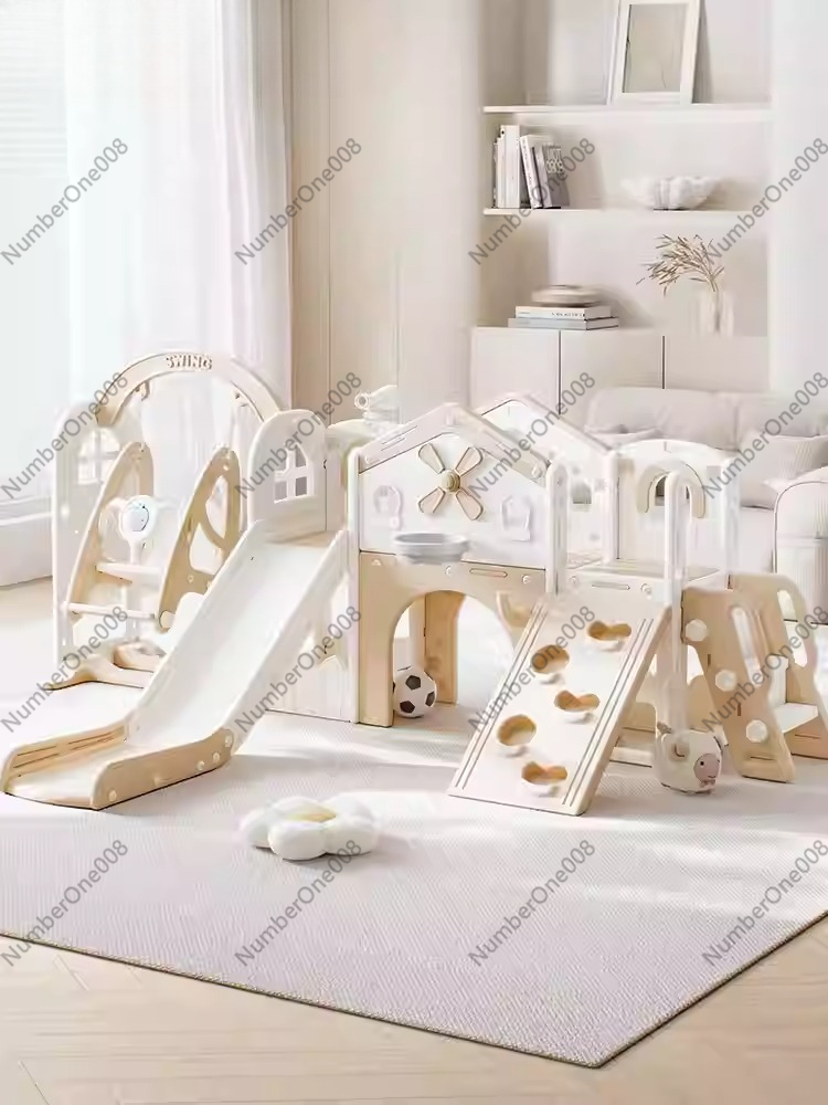 Indoor 2-in-1 Slide Swing Set  - Home Gym For Toddlers reseña y precio
