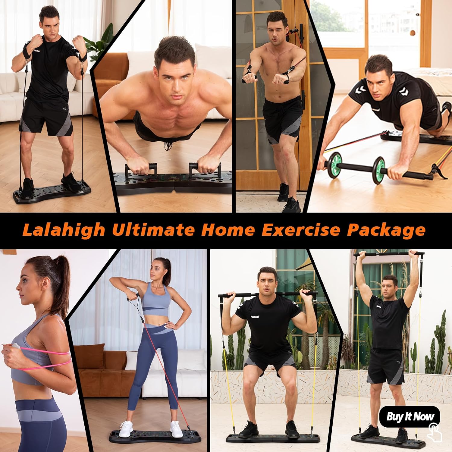 36 in 1 Push Up Board with Ab  - Ab Roller Wheel reseña y precio