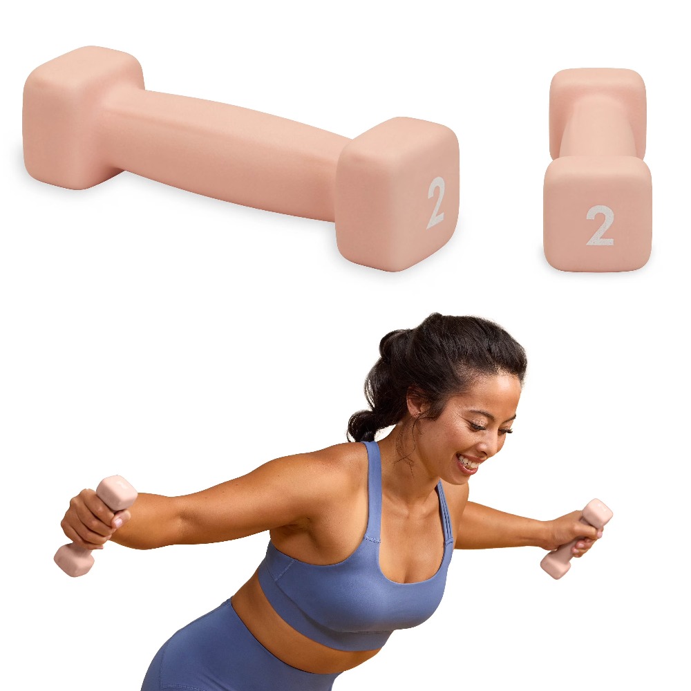 Neoprene Coated 2 Pound Dumbbe - Home Gym Weight reseña y precio