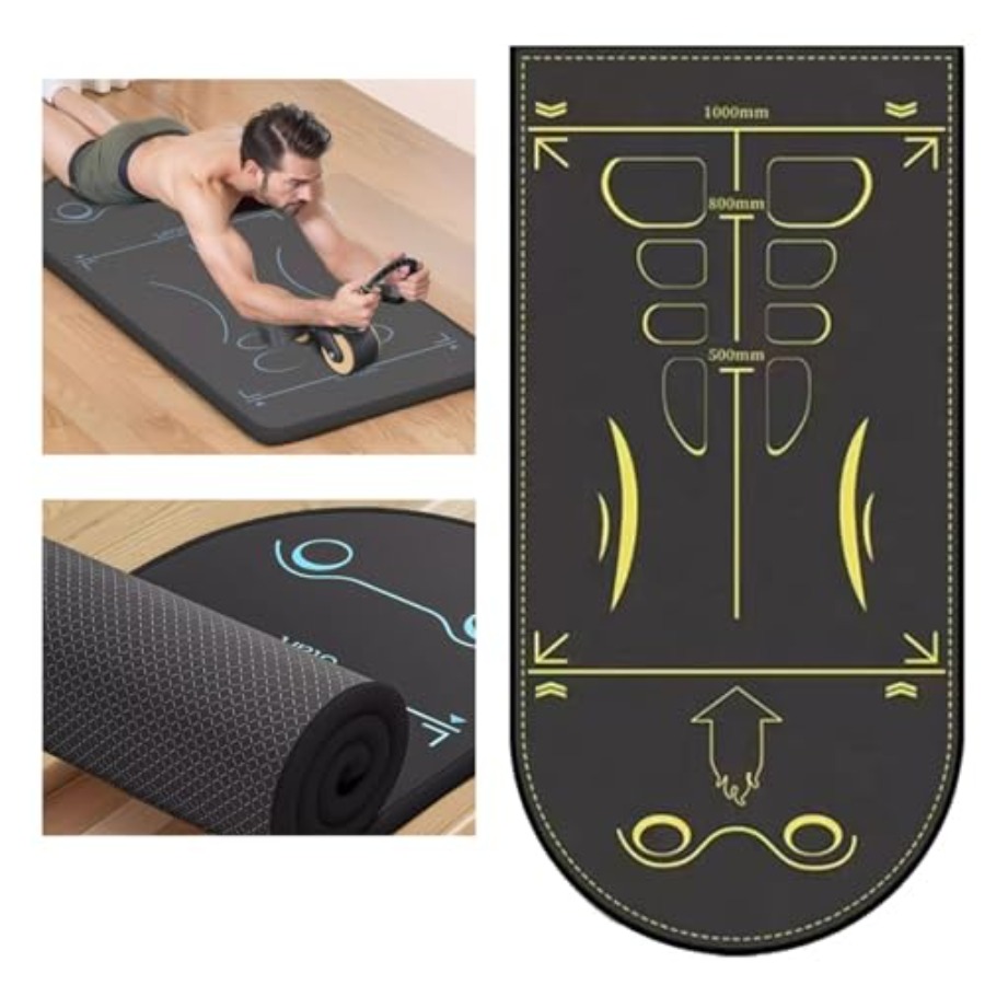 Exercise Equipment Mat for Ab  - Ab Roller Wheel reseña y precio