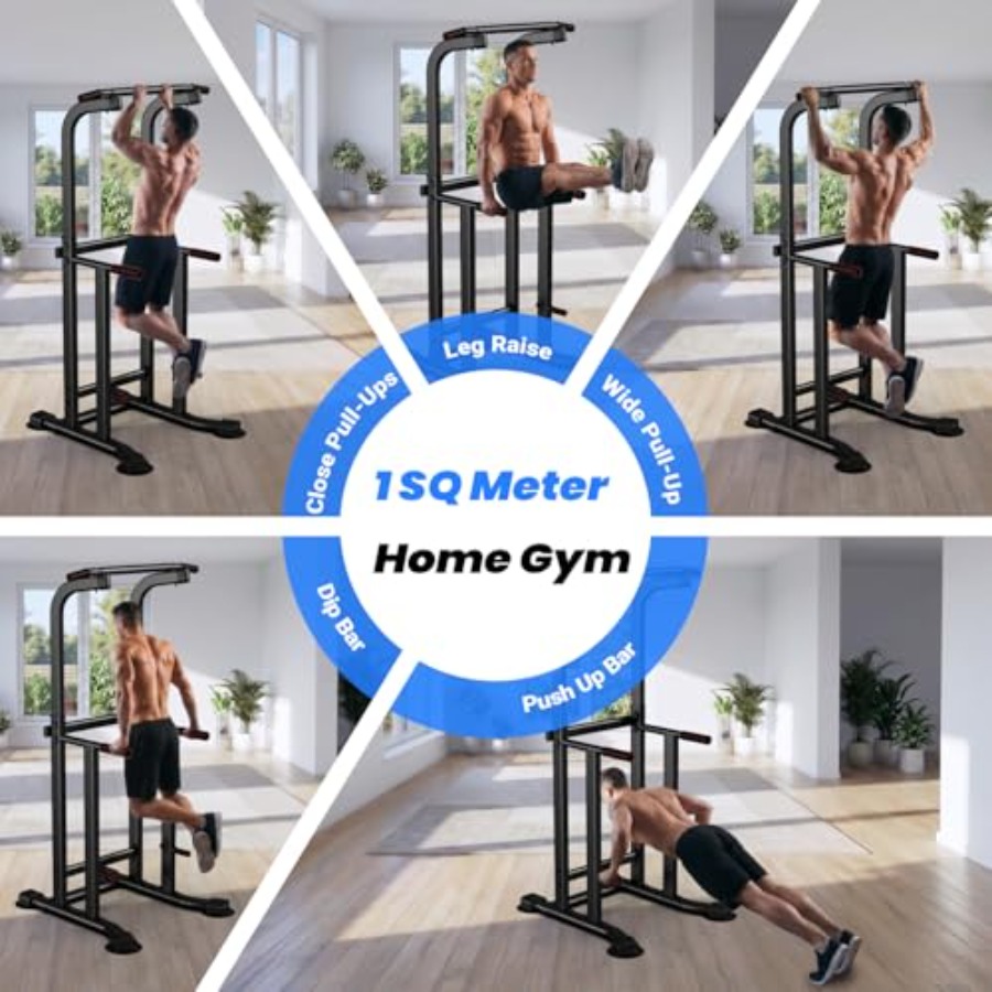 Home gym pull-up bar dip stati - Home Gym Pull Up reseña y precio