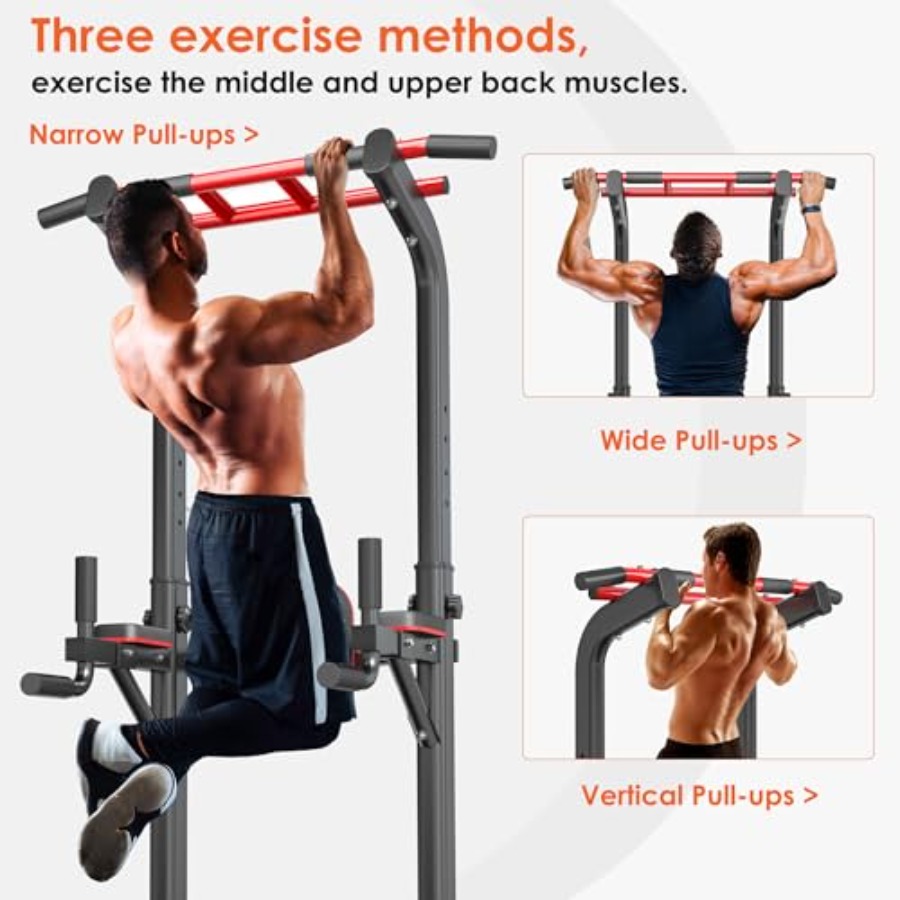 Home gym pull up bar station:  - Home Gym Pull Up reseña y precio