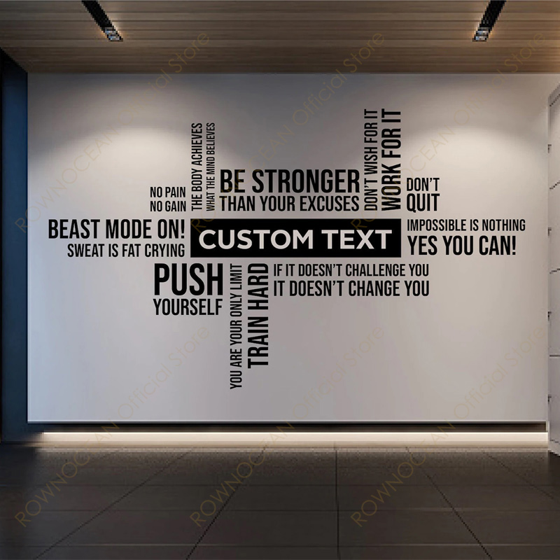 Personalized Gym Studio Name W - Home Gym Quotes reseña y precio