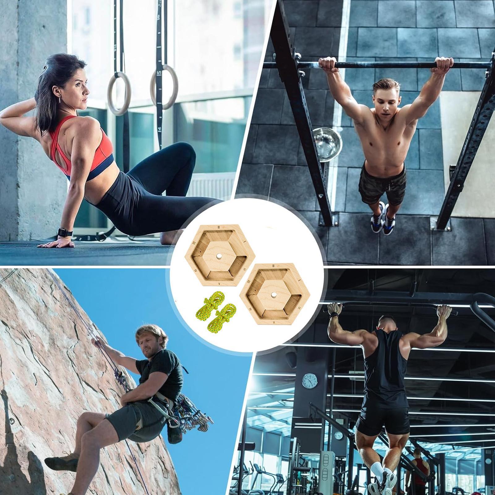 Hexagonal Wooden Finger Exerci - Home Gym Practice reseña y precio