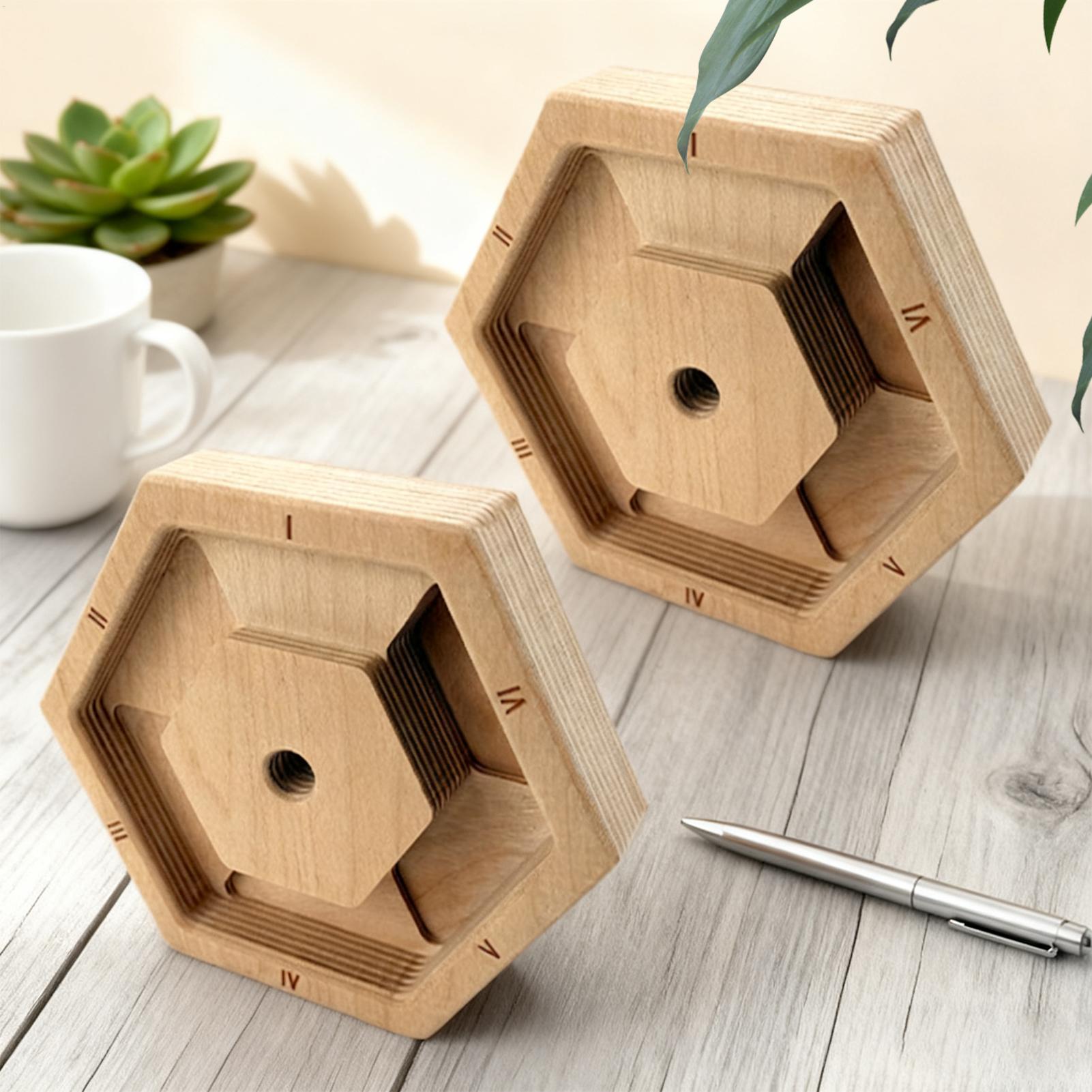 Hexagonal Wooden Finger Exerci - Home Gym Practice reseña y precio