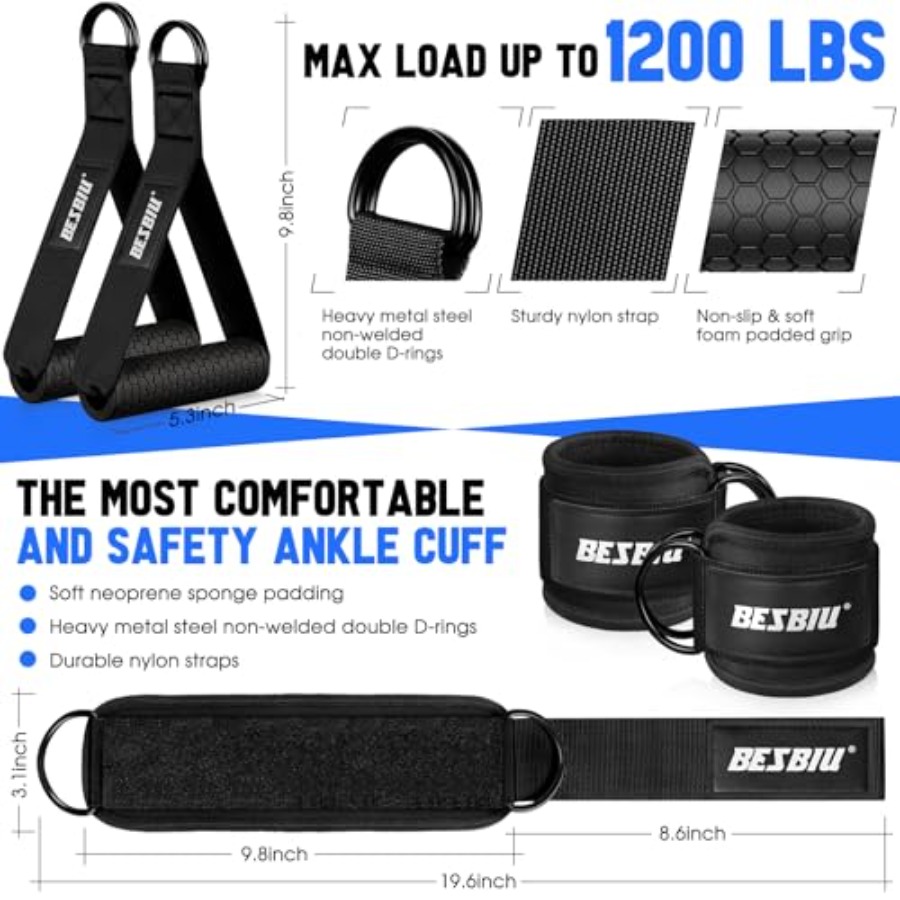 Home gym workout bands for str - Home Gym Resistance reseña y precio